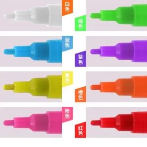 Canetas de tinta líquida ponta redonda 8 pacote de 8 cores de 3mm