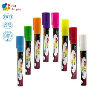 4 em um pacote branco giz líquido