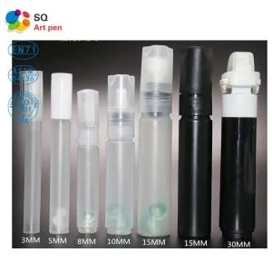 Acessórios de marcador de tinta recarregáveis caneta vazia