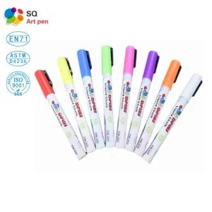 Marcadores de giz líquido branco